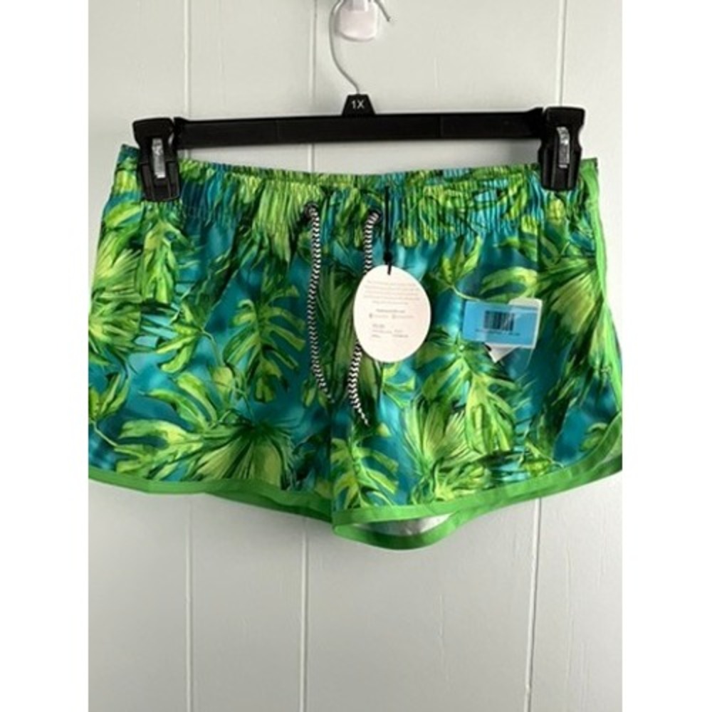 Franks Australia Cape‎ Tribulation Tropical Palm Swim Shorts Green Small SSL380